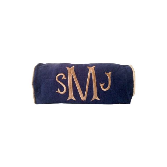 Bolster Navy Personalized Pillowcase