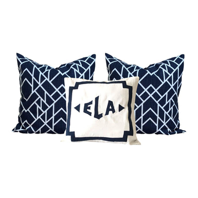 Applique Name Pillow Snazzy living 