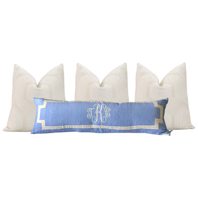 Long Lumbar Pillow for Kings Bed