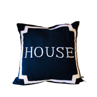 House Accent Pillow, Housewarming Gift, Home Navy Blue Pillows