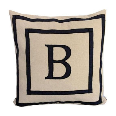 Monogram Letter Pillow 